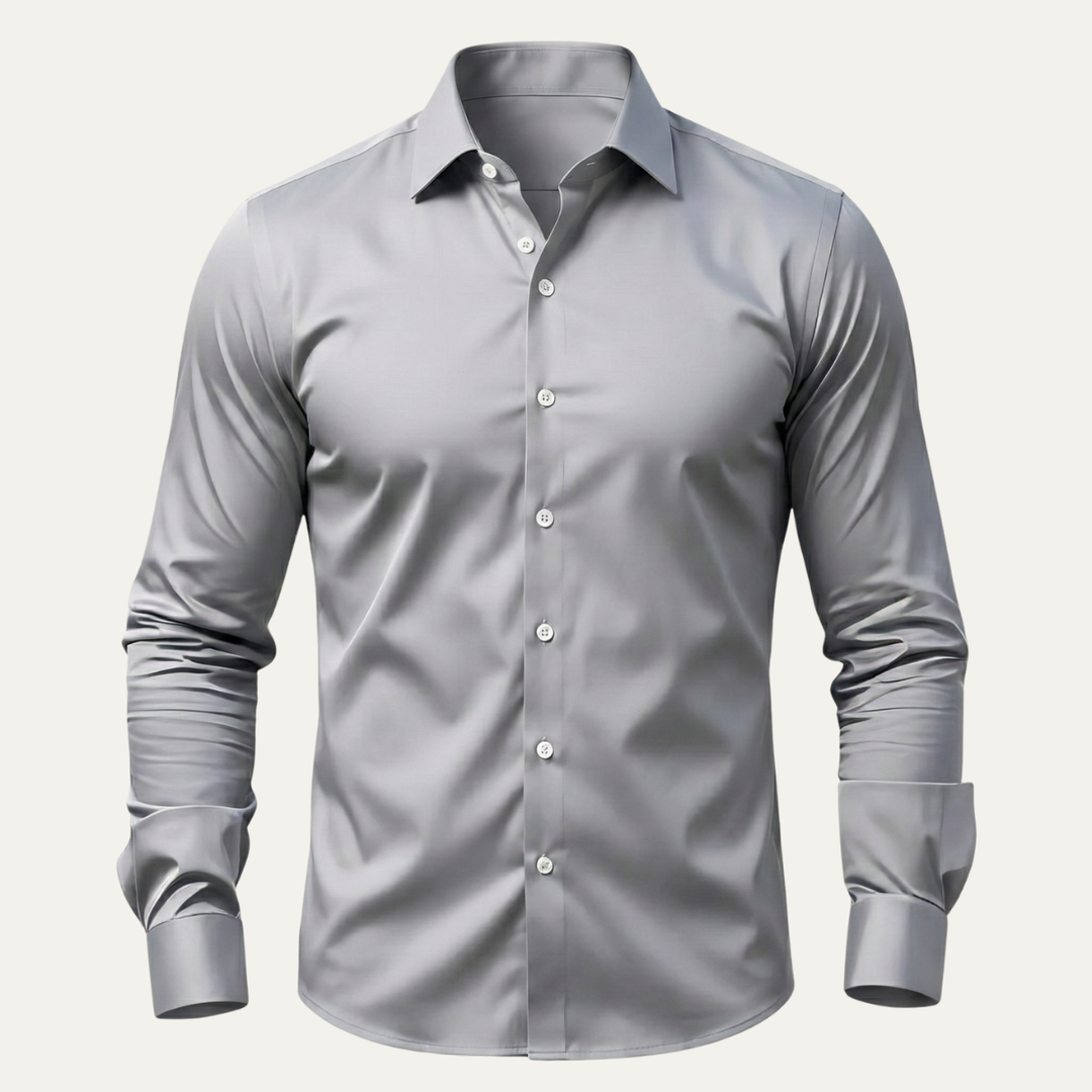The Durham Men’s Casual Slim Fit Stretch Dress Shirt