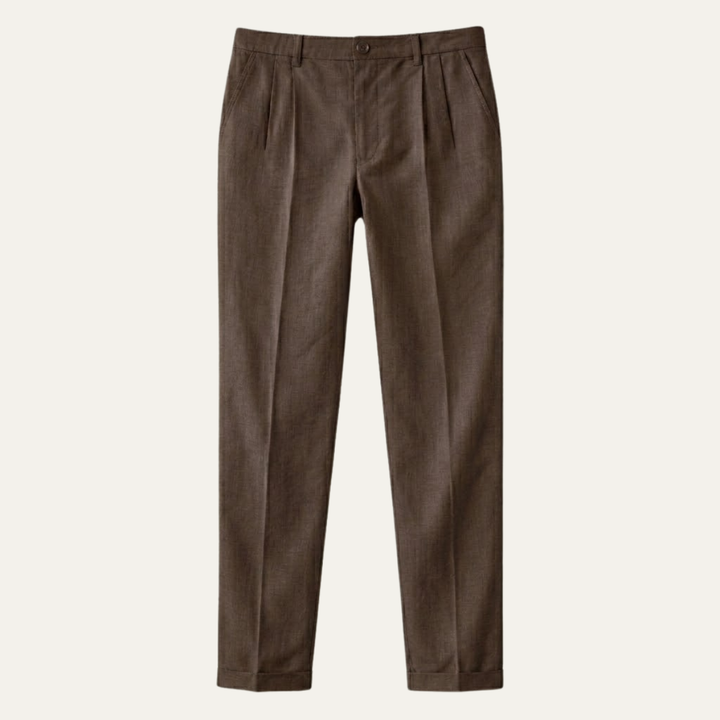 The Windfield Men’s Slim Fit Lightweight Linen Dress Pants