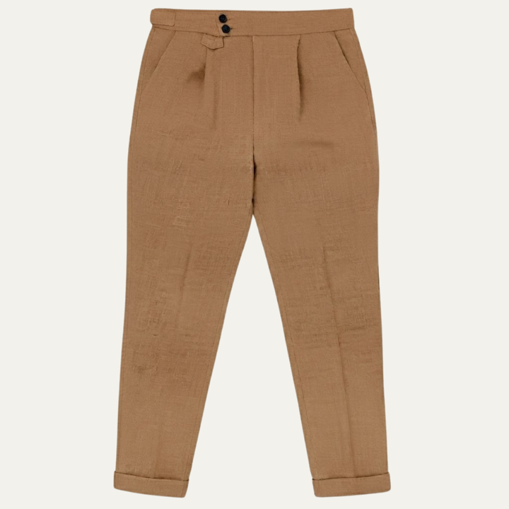The Hobart Men’s Tailored High Waisted Pleated Dress Pants