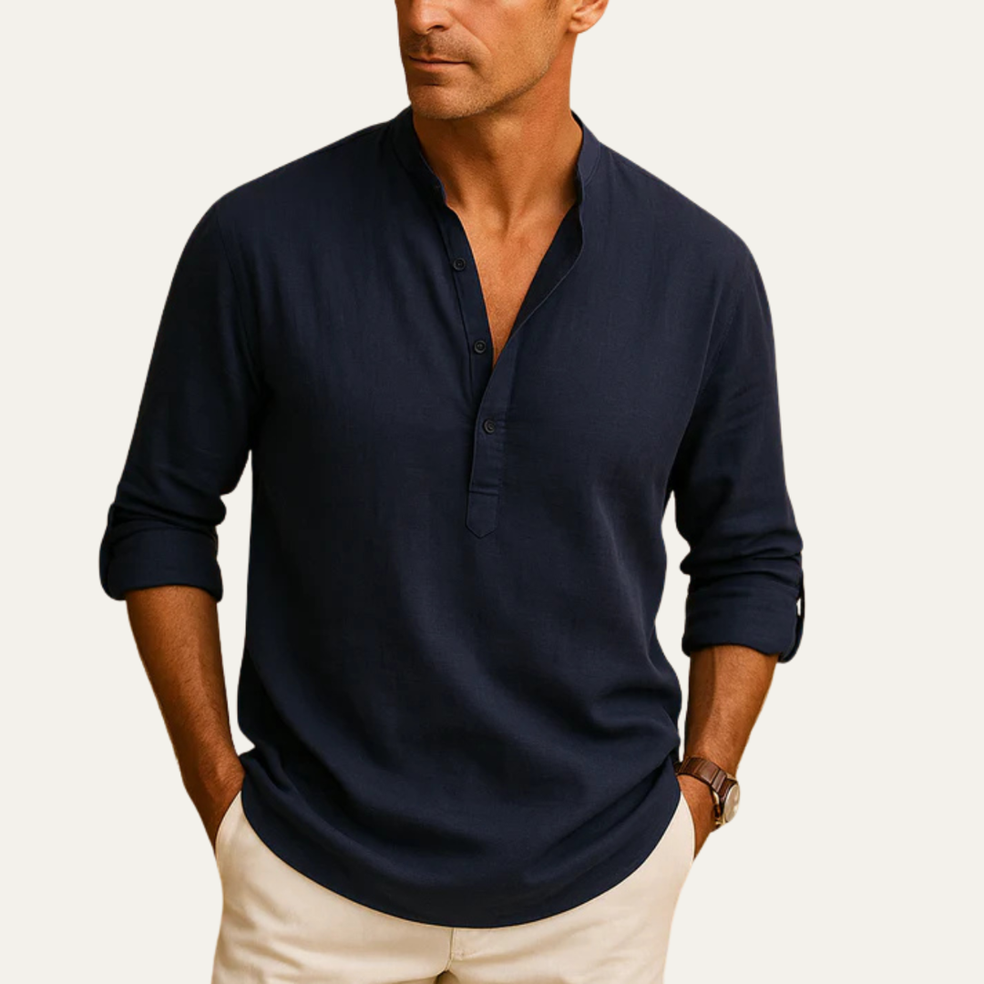 The Soave Men's Relaxed Fit Long Sleeve Shirt