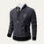 The Clapham Men's Embroidered Smart Knit Zip Sweater