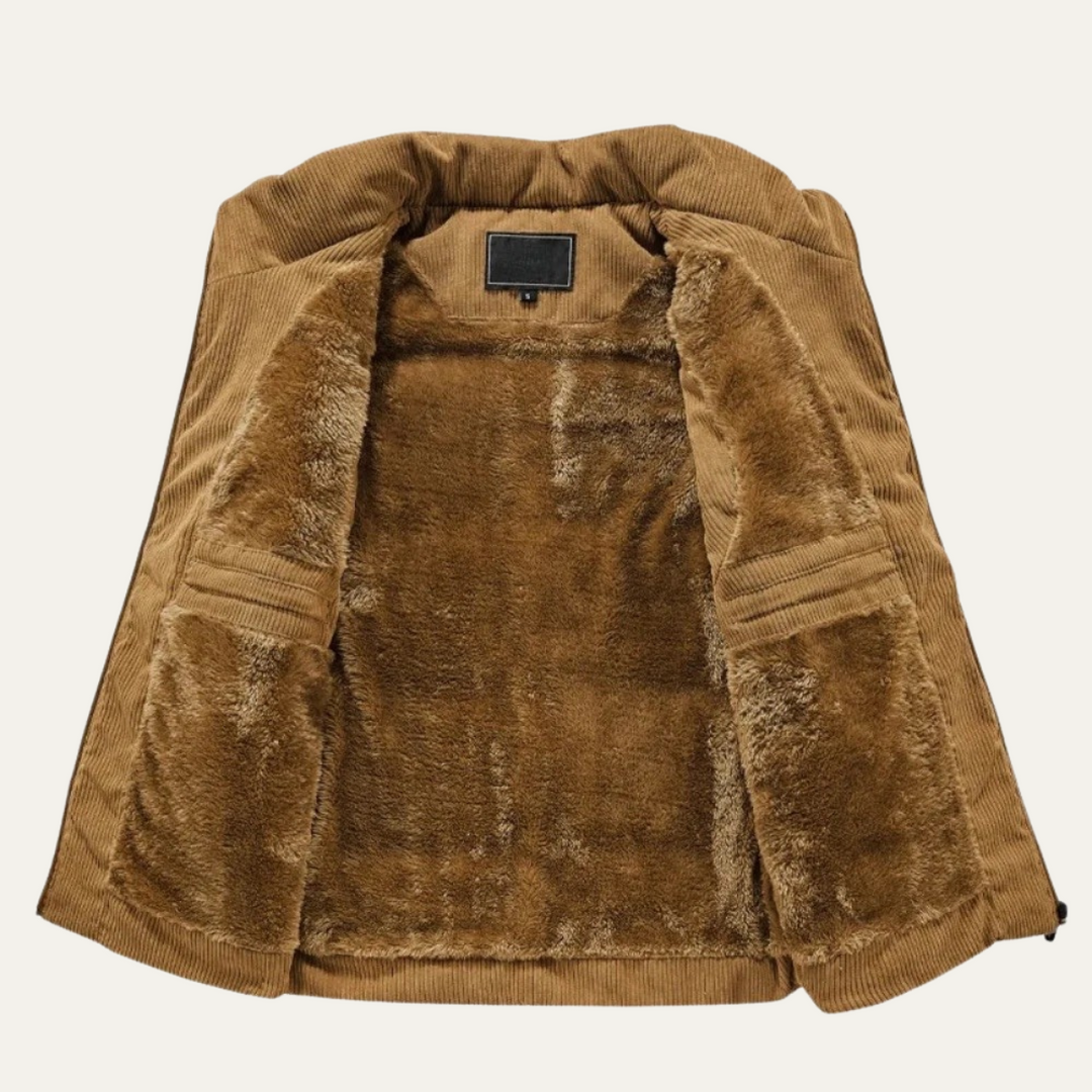 The Penzance Men's Corduroy Lighweight Quilted Vest