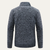 The Baveno Men’s Winter Zip Up Quilted Knit Puffer Jacket