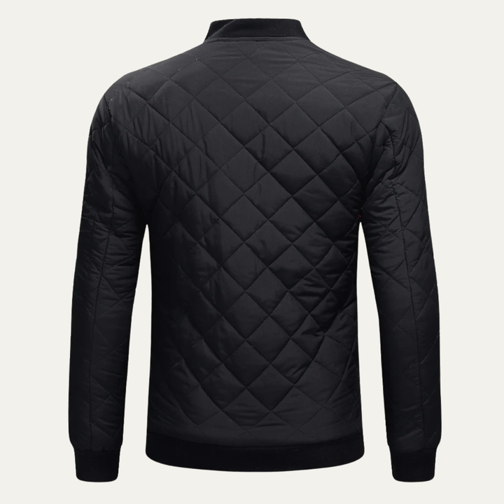 The Northshore Men’s Lightweight Zip Up Quilted Bomber Jacket