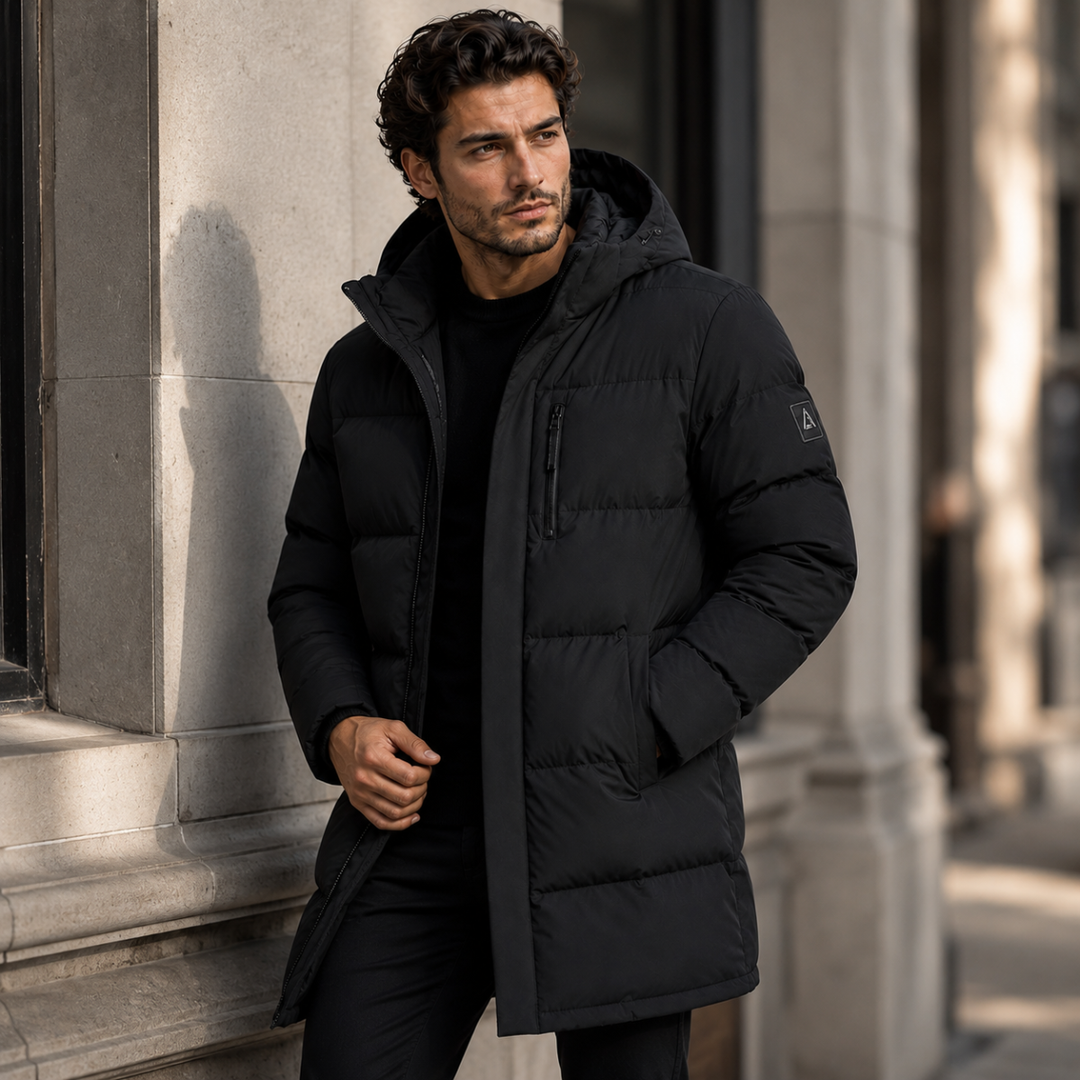 Men's Insulated Longline Puffer Coat