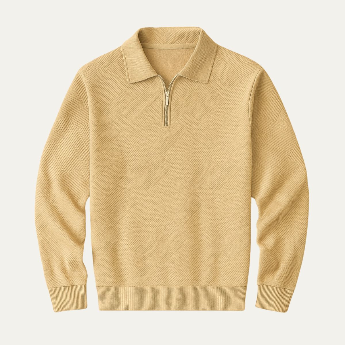 The Wexham Knit Quarter Zip Sweater for Men