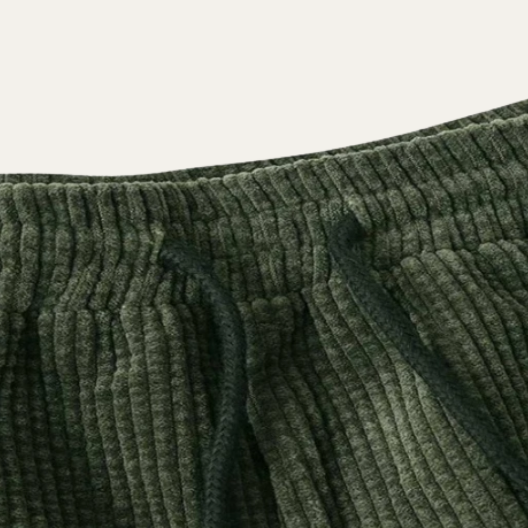 The Yorkminster Men’s Corduroy Summer Set – Shirt & Shorts