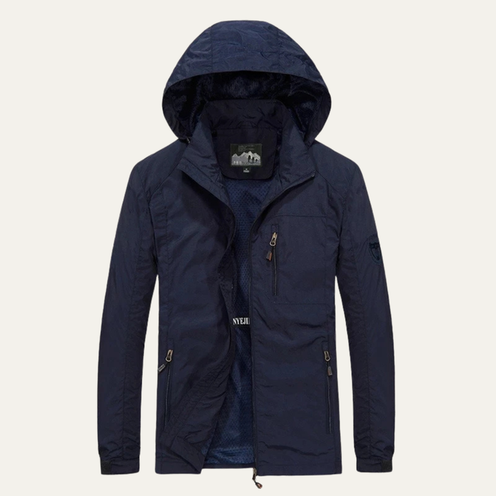 The Heritage Waterproof Outdoor Rain Jacket – Hooded Windbreaker
