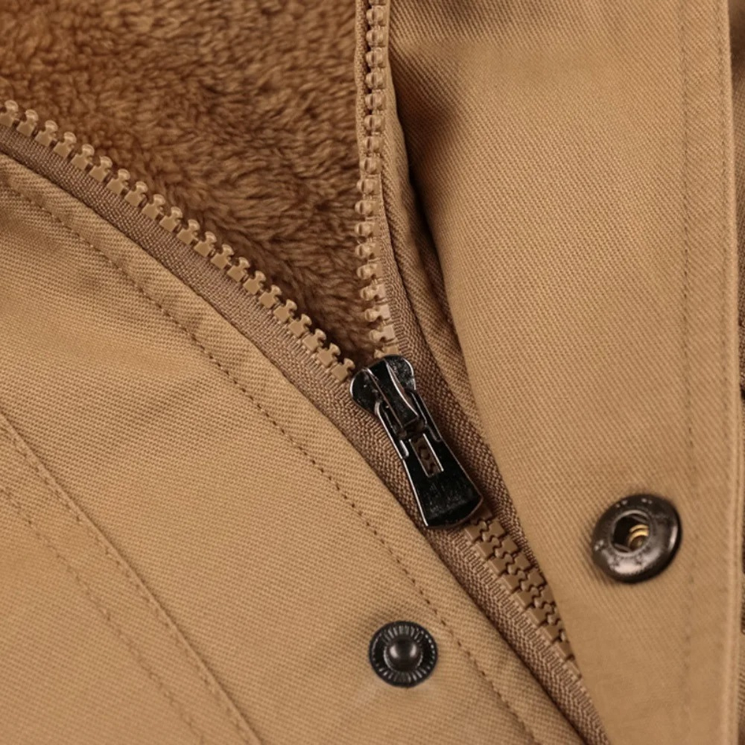 The Fenwick Men’s Thick Plush Lining Hooded Jacket