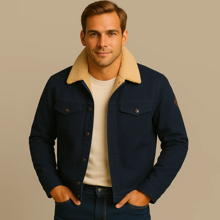 The Vancouver Men's Fleece Lined Outdoor Jacket | Modern & Warm