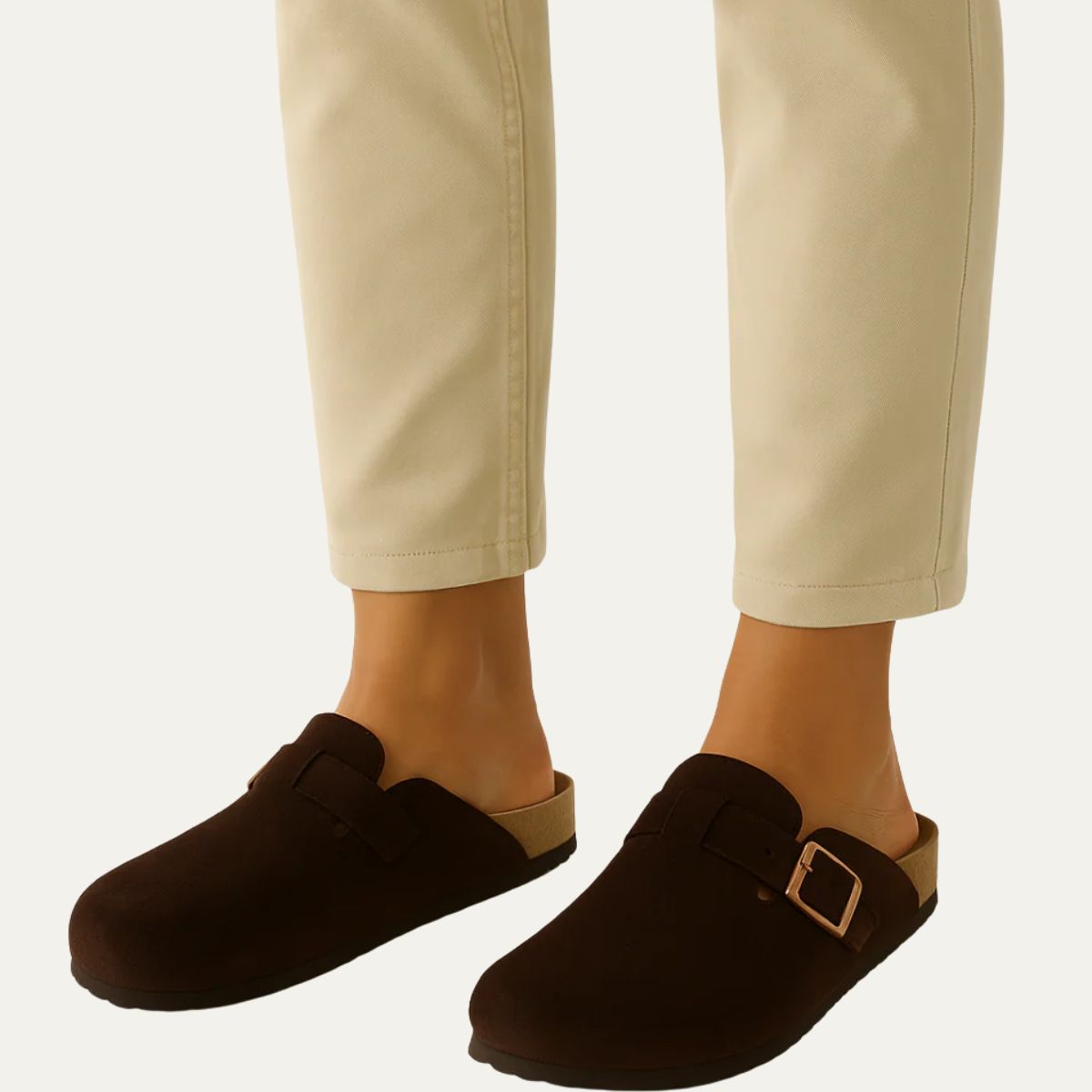 The Amalfi Brown Suede Clogs for Men — Relaxed Old Money Style