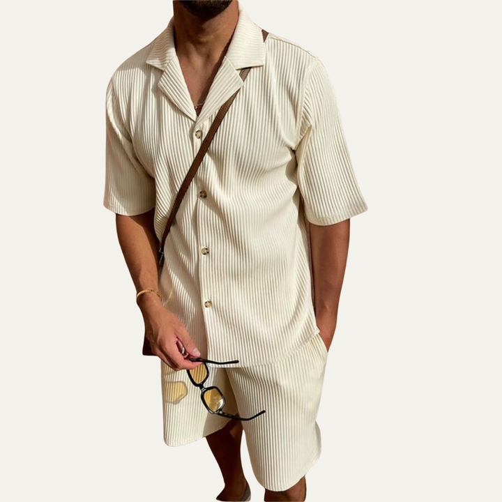 The Savannah Men’s Textured Summer Matching Set