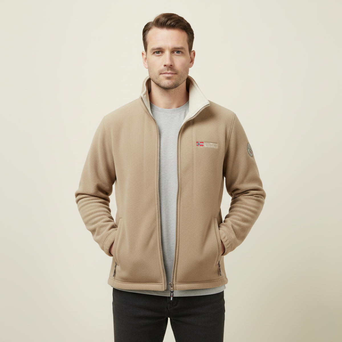 The Oslo Fleece Lined Warm Outdoor Jacket for Men