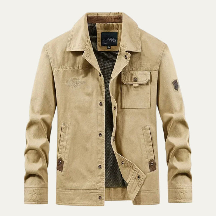 The Ranger Tactical Cargo Jacket for Men — Waterproof & Multi-Pocket Design