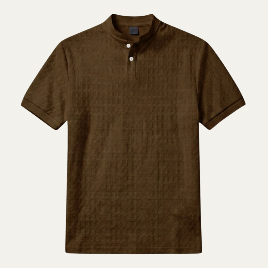 The Oakridge Hill Men’s Classic Textured Summer Polo Shirt
