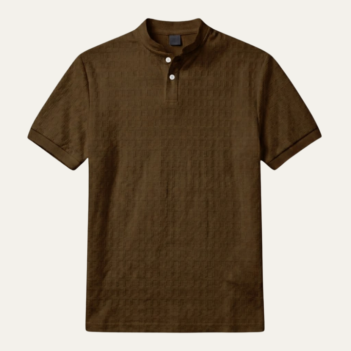 The Oakridge Hill Men’s Classic Textured Summer Polo Shirt