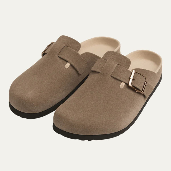 The Amalfi Khaki Suede Moccasin Slipper for Men — Relaxed Old Money Style
