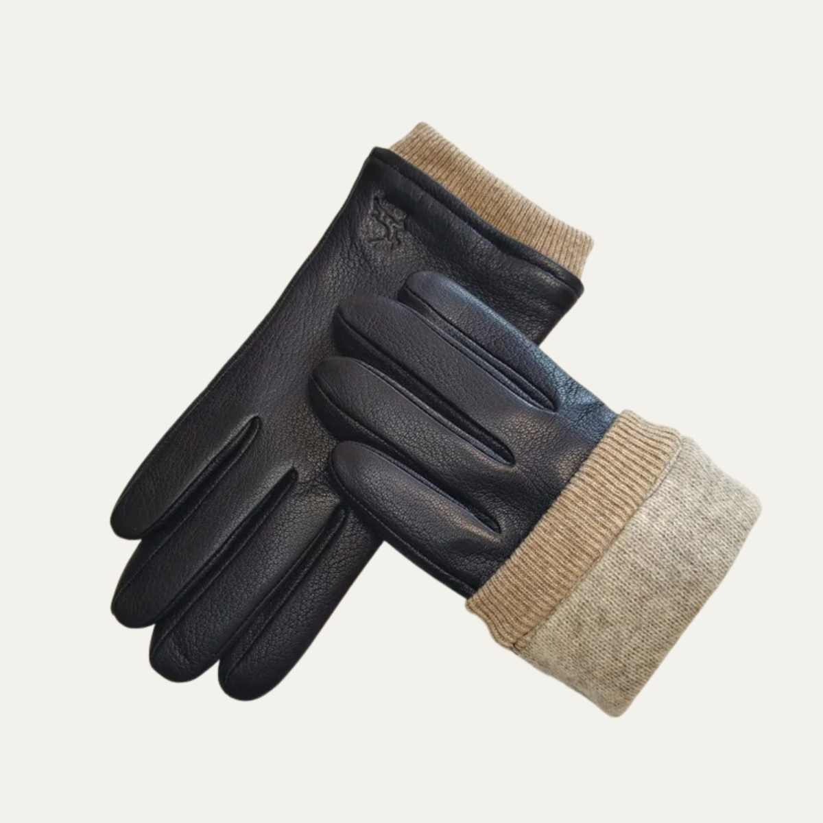The Palermo Men's Leather Wool Lined Winter Driving Gloves