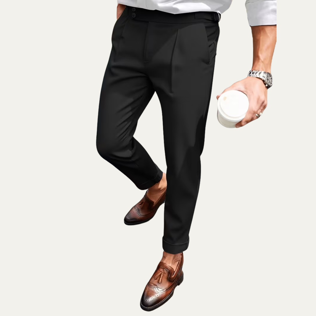 The Clare Valley Men’s Tailored Slim Fit Business Pleated Dress Pants