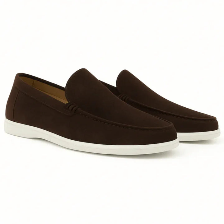 The Saturnia Men's Elegant Suede Slip On Loafers