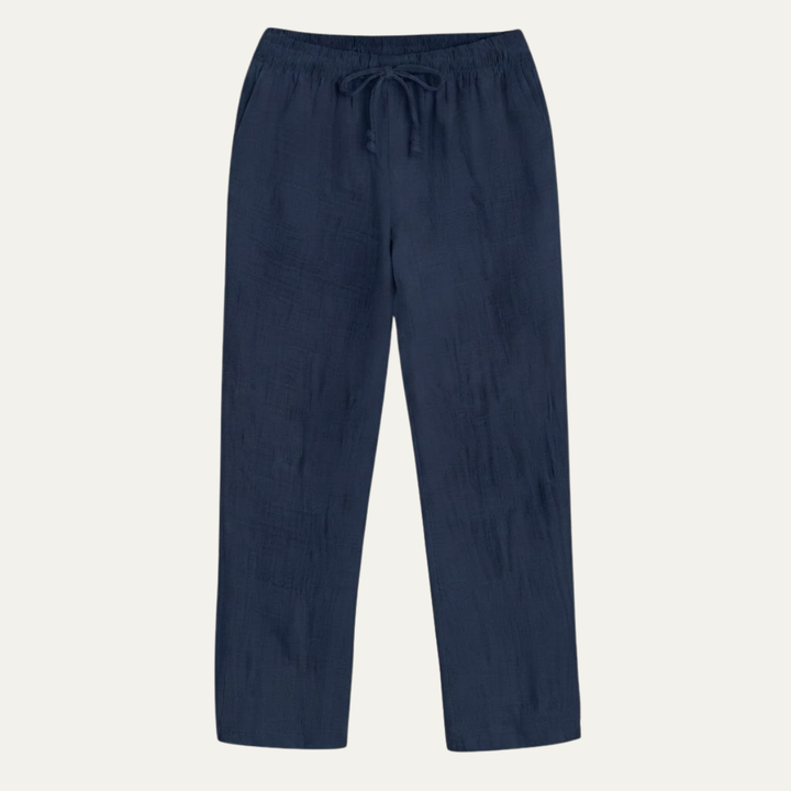The Circular Quay Men’s Casual Elastic Waist Loose Fit Linen Pants