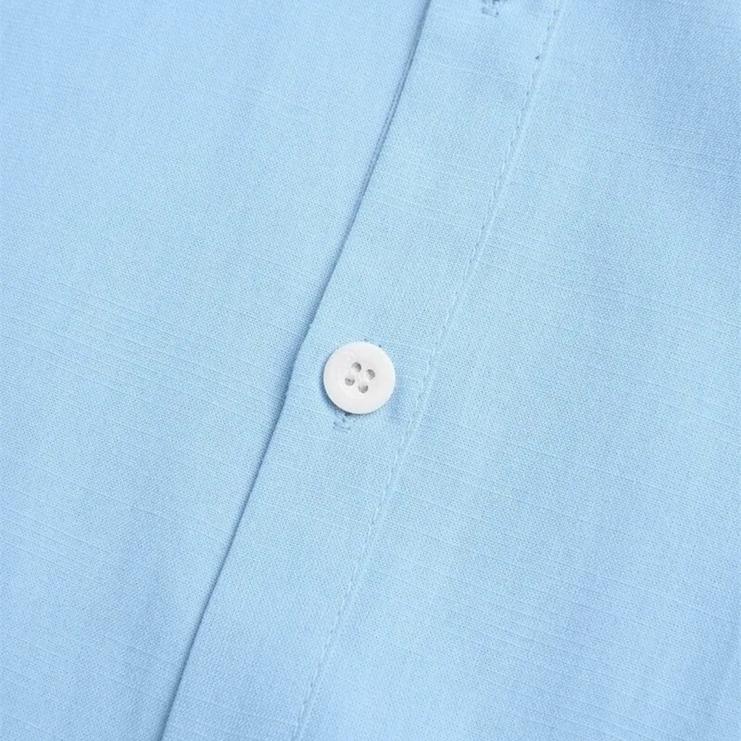 The Carlisle Men’s Breathable Relaxed Fit Cotton Linen Shirt