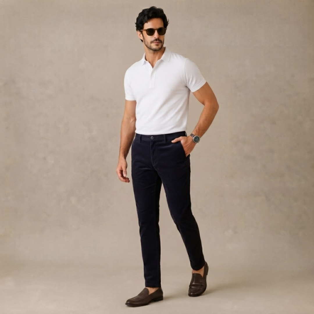 The Norwood Men’s Corduroy Slim Fit Casual Pants