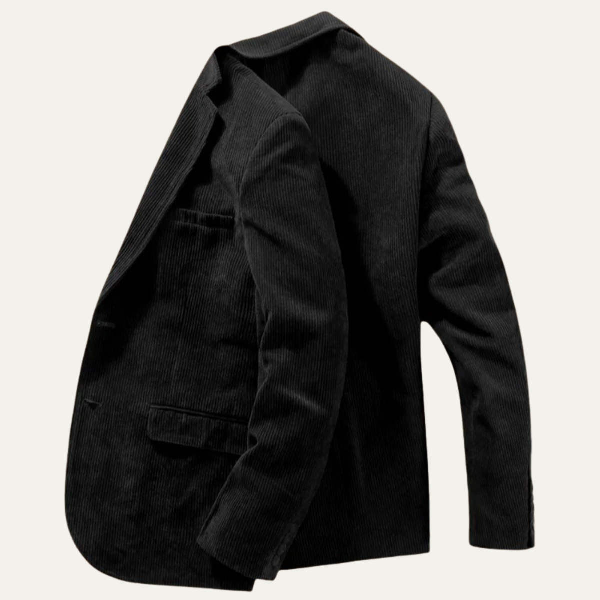 The Pizzo Men’s Single Breasted Corduroy Blazer Suit with Notched Lapel