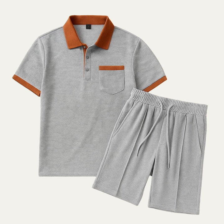 The Capri Set – Vintage Polo & Shorts Co ord for Men