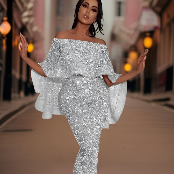 Women's Formal Off Shoulder Evening Gown