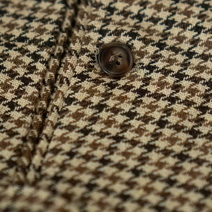 The Barossa Men’s High Waisted Houndstooth Vintage Dress Pants