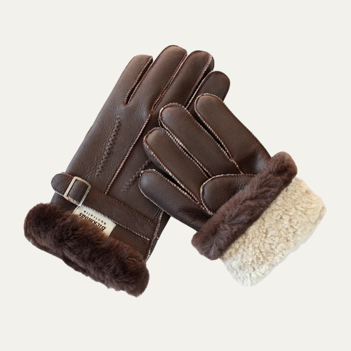 Men’s Sheepskin Fur Winter Gloves