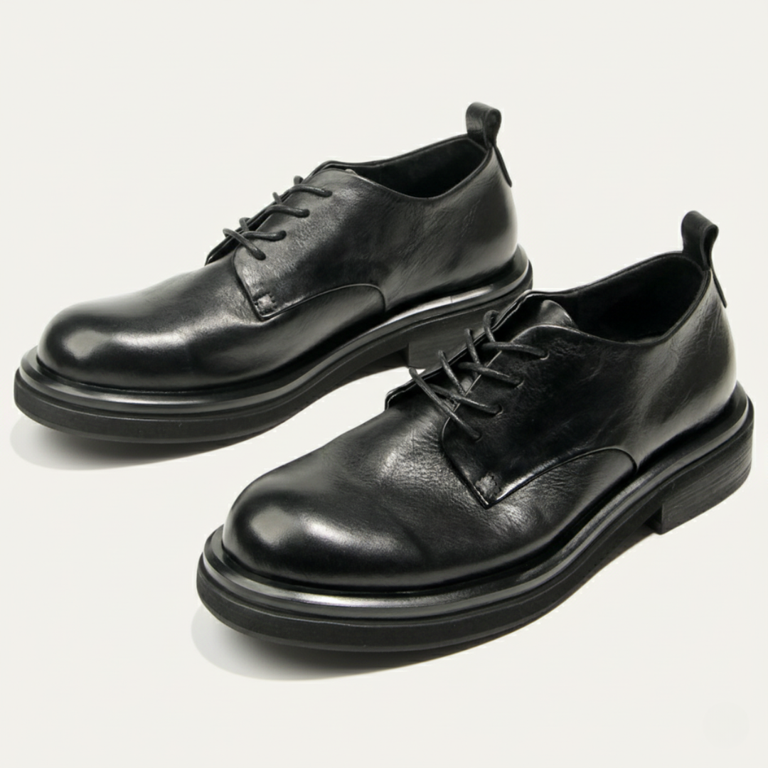 The Trento Men’s Faux Leather Dress Shoe – Formal Lace Up Smart Shoe