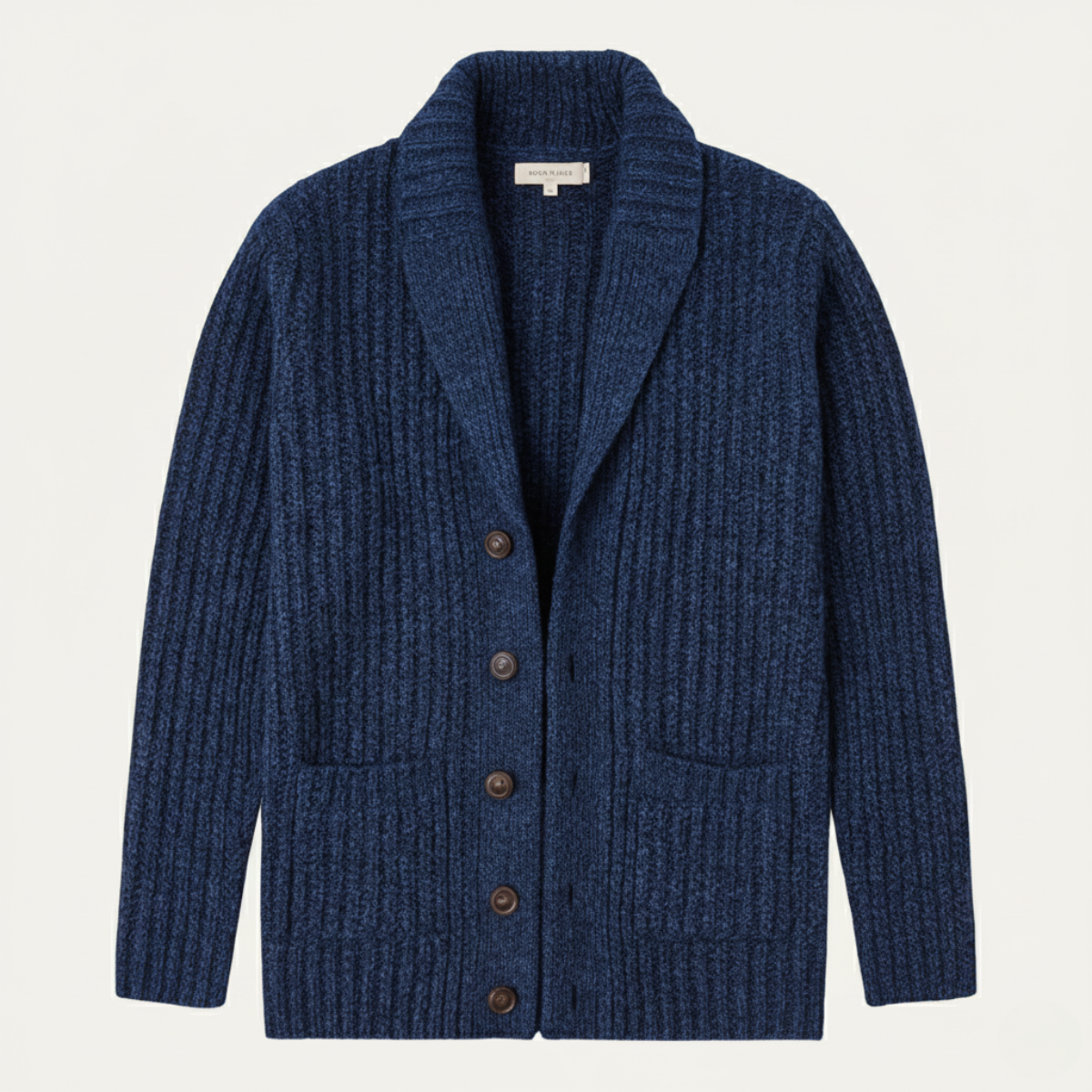 The Montpellier Men’s Chunky Knit Shawl Collar Cardigan