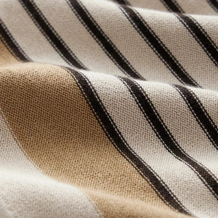 The Carmel Men’s Striped Knit Summer Shirt