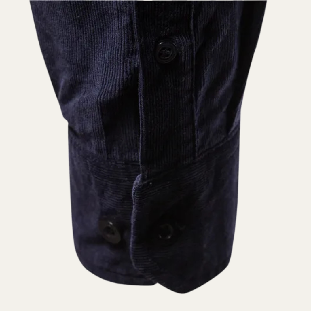 The Oaklawn Men’s Slim Fit Trendy Corduroy Shirt