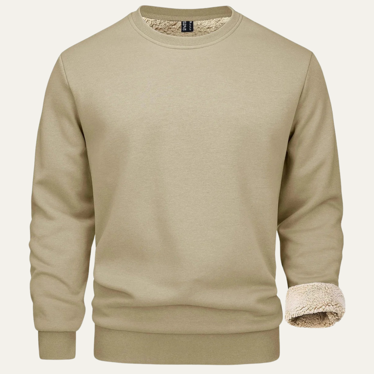 The Bristol Men's Casual and Comfortable Fleece Lined Sweater