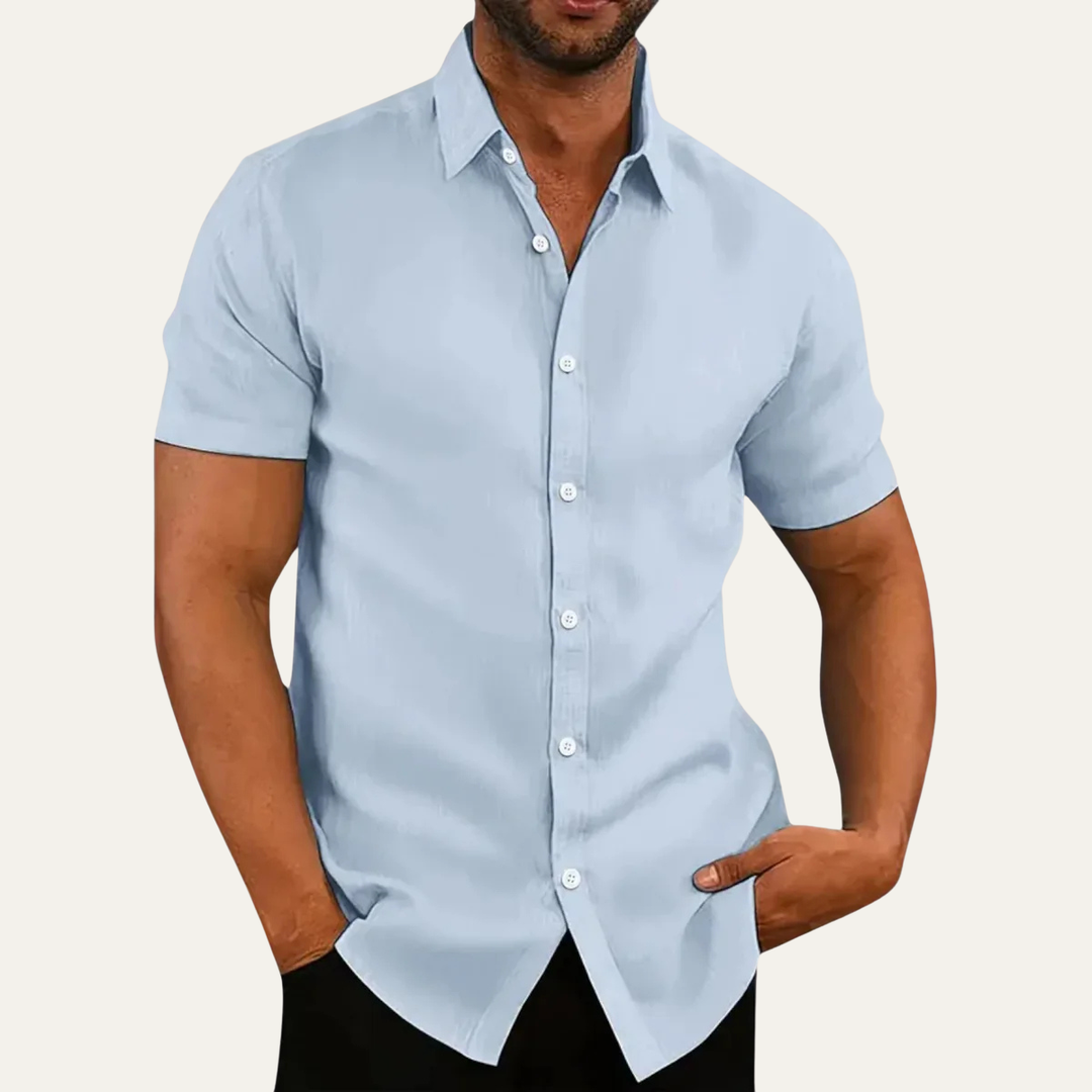 The Rockwell Men’s Slim Fit Summer Dress Shirt