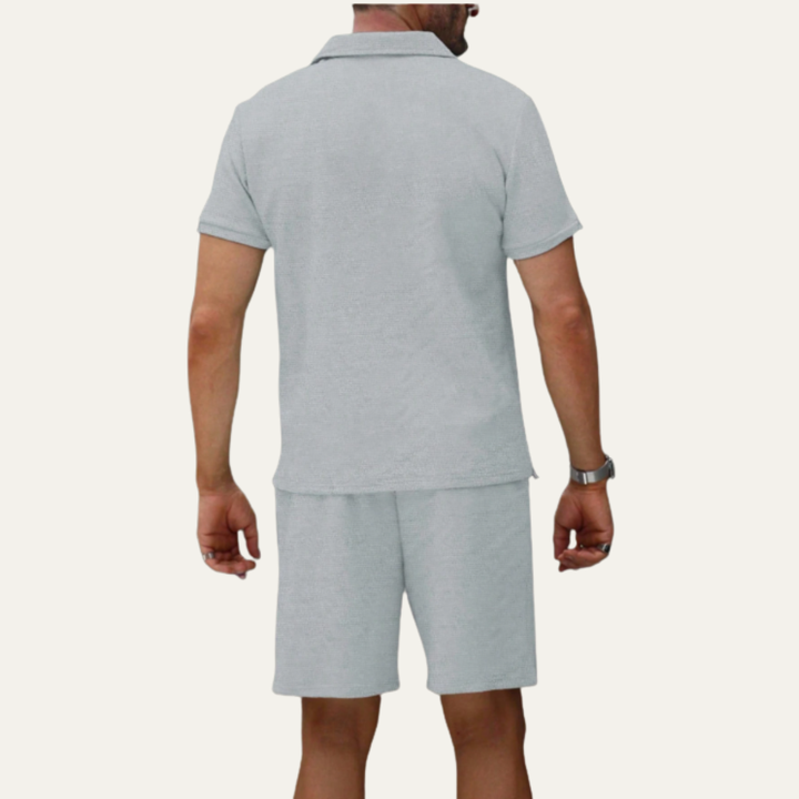 The Rivermoor Men’s Trendy Co Ord Set –  Shirt & Shorts