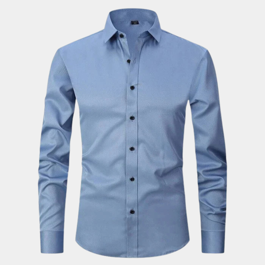 The Torcello Men’s Slim Fit Stretch Long Sleeve Dress Shirt