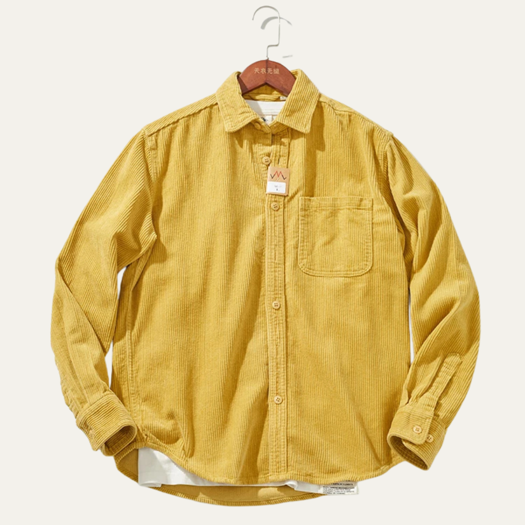 The Padova Men’s Vintage Thick Corduroy Shirt