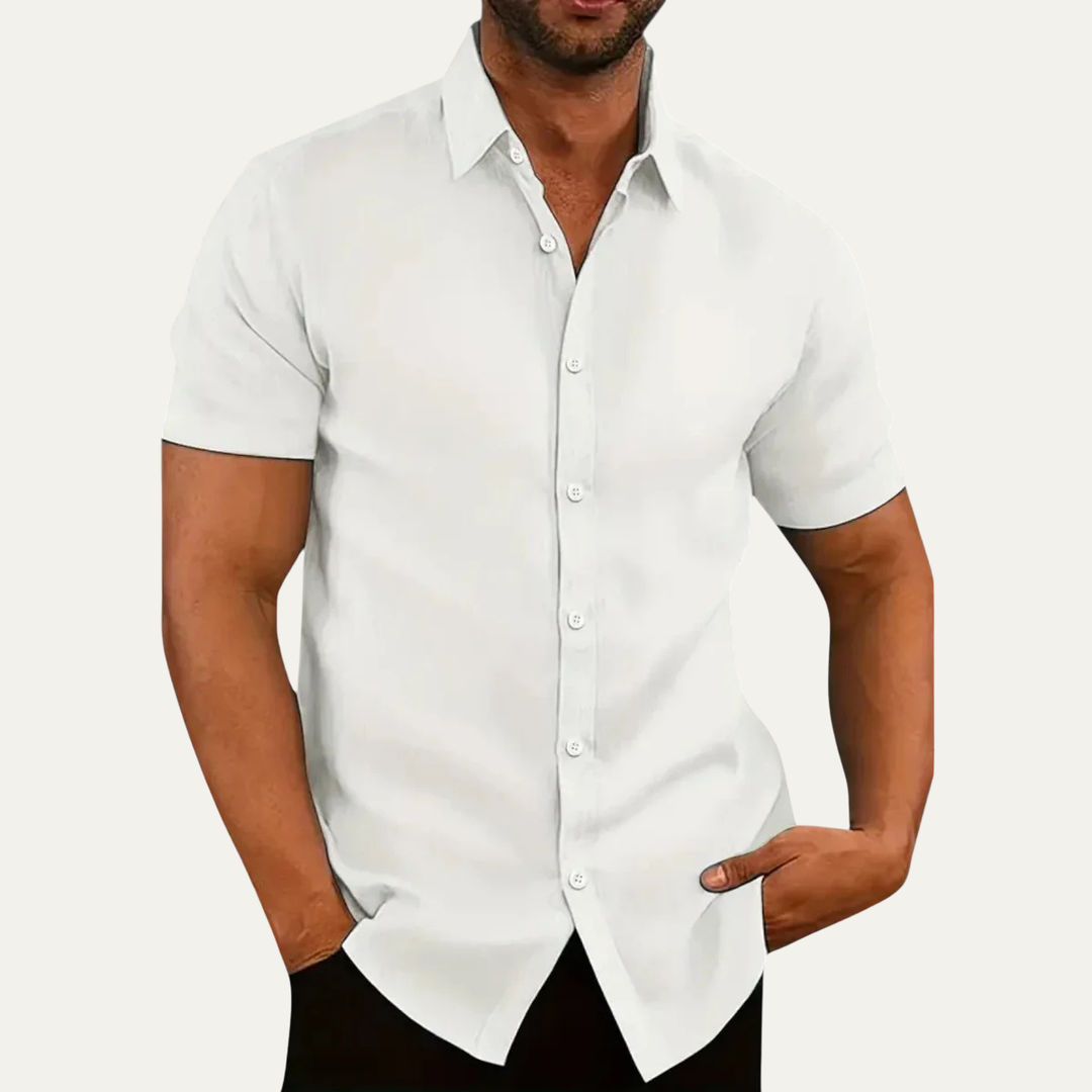 The Rockwell Men’s Slim Fit Summer Dress Shirt