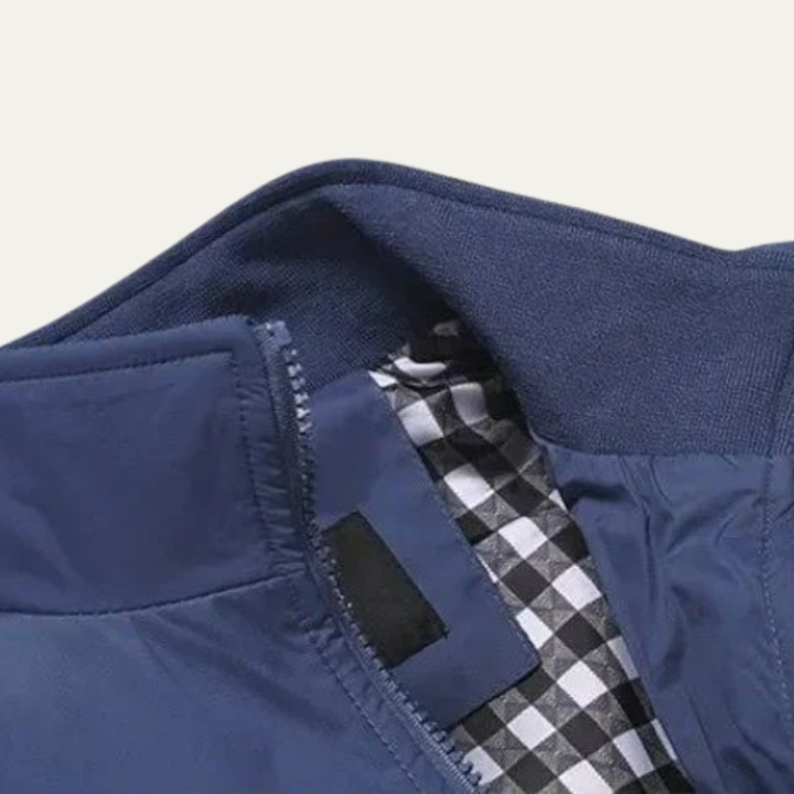 The Chesterfield Men’s Casual Lightweight Bomber Zip Up Jacket
