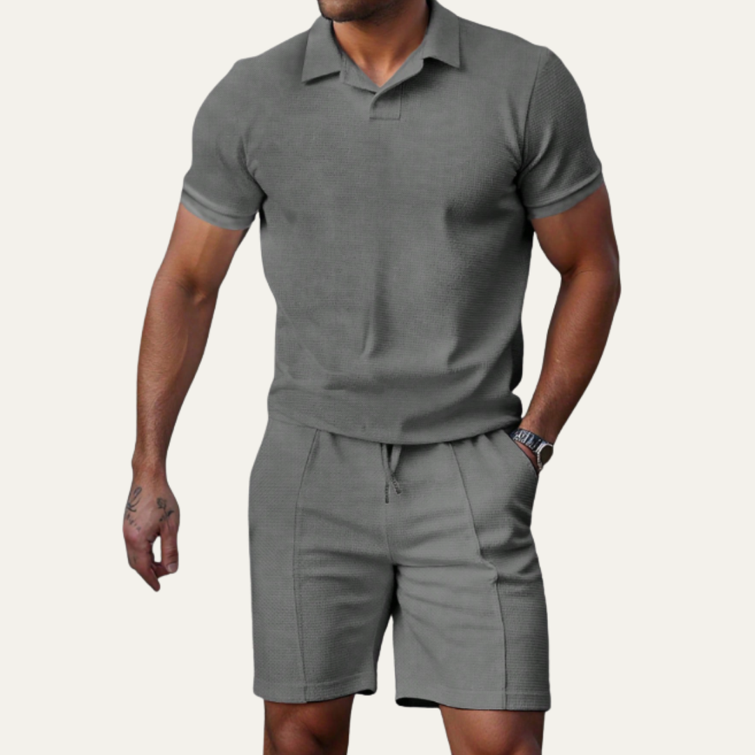 The Rivermoor Men’s Trendy Co Ord Set –  Shirt & Shorts