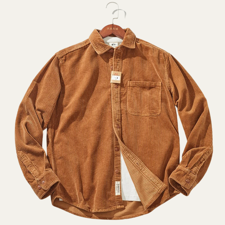 The Padova Men’s Vintage Thick Corduroy Shirt