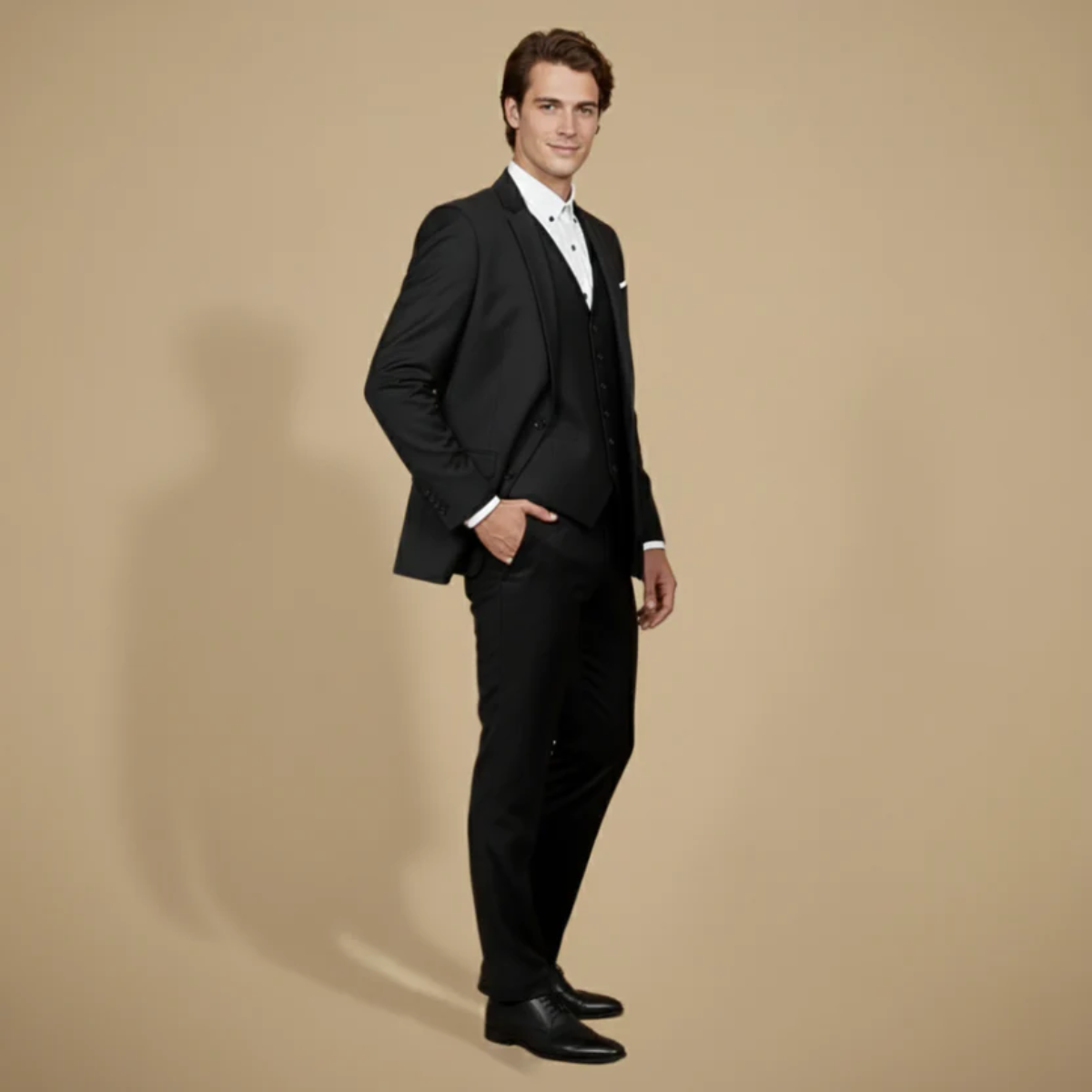 The Saluzzo Men's Classic Two Piece Suit