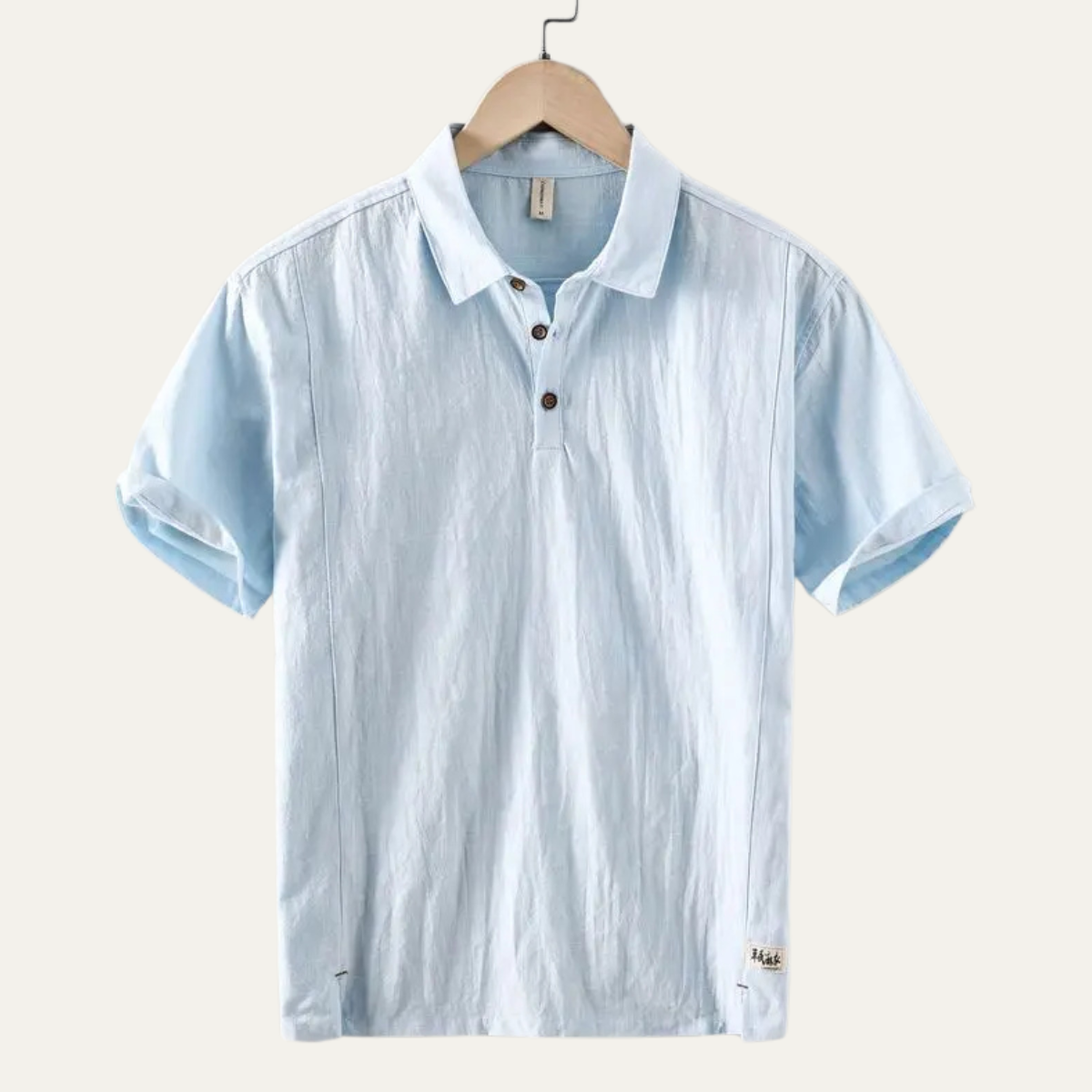 The Montrose Ridge Men’s Short Sleeve Linen Casual Polo Shirt