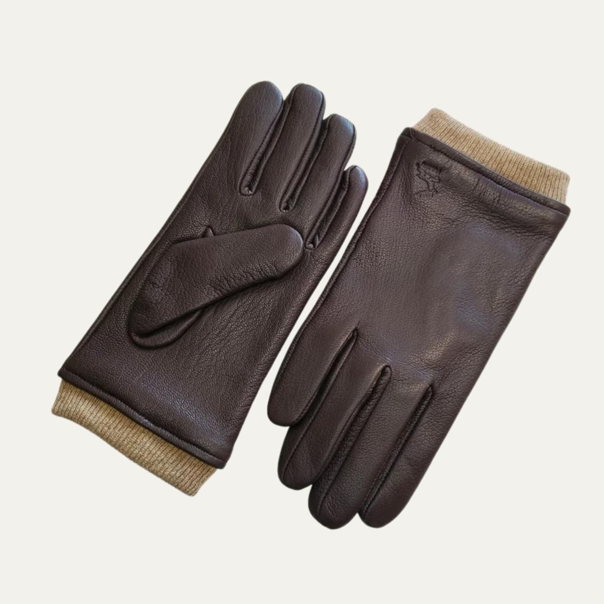 The Belvoir Men's Wool Knitted Winter Gloves