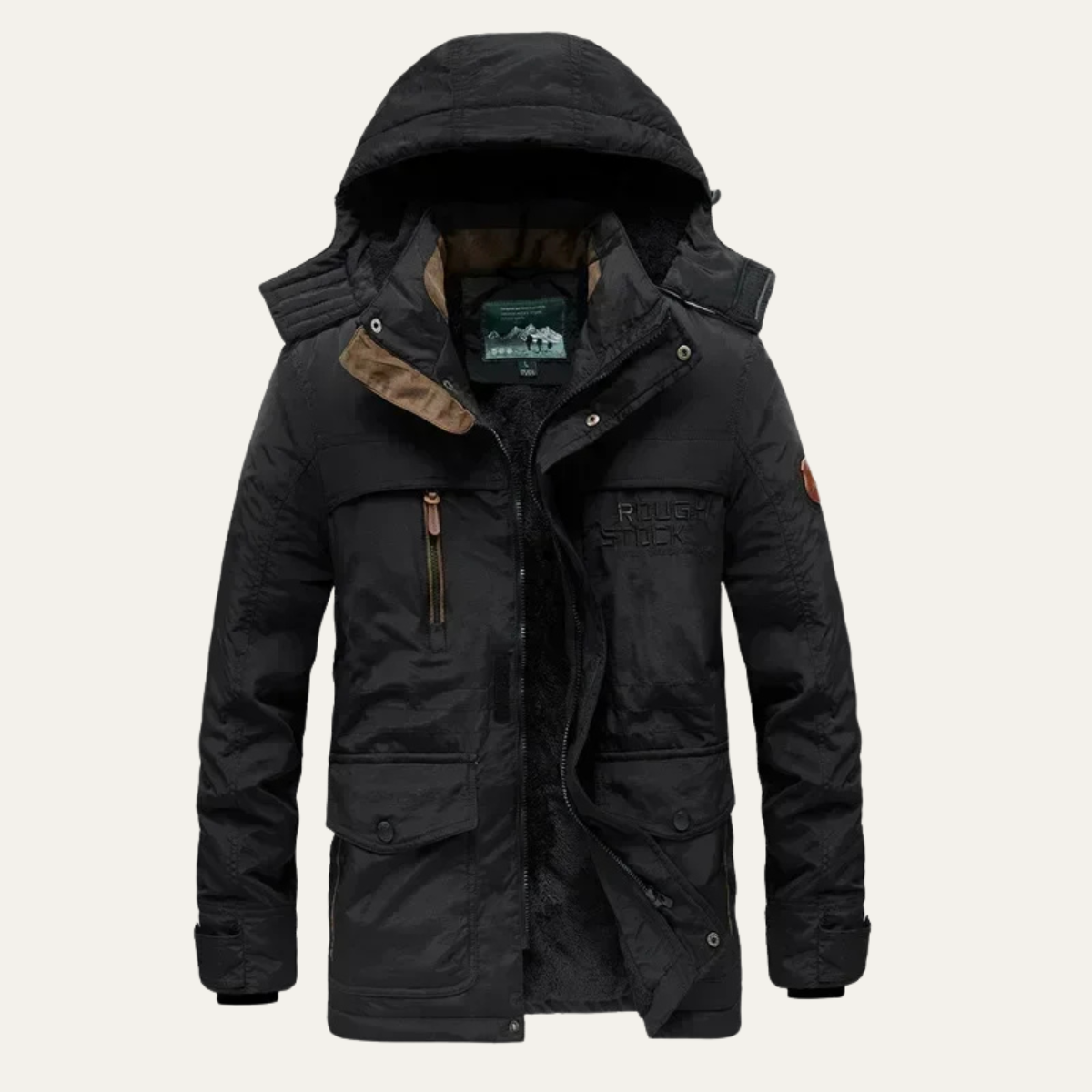 The Procida Men’s Winter Waterproof Parka Jacket with Multiple Pockets