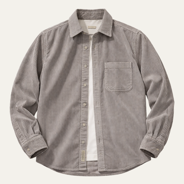 The Vicenza Men’s Retro Thick Corduroy Shirt
